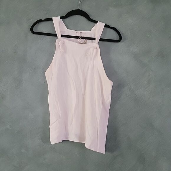 White knotted tank - Picture 1 of 4